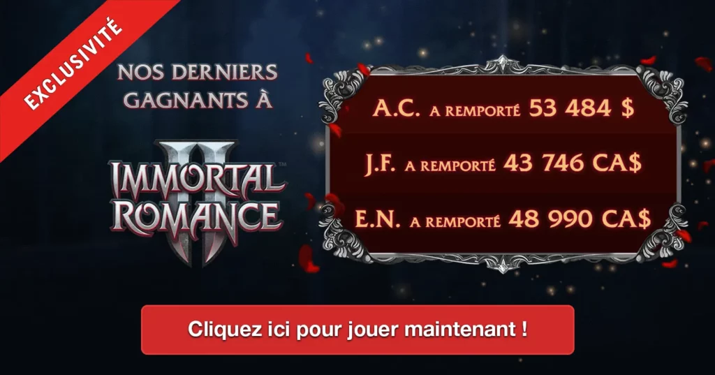 Immortal Romance 2_ Liste Les gagnants