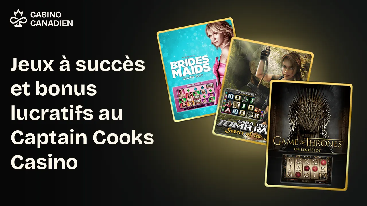 Jeux à succès et bonus lucratifs au Captain Cooks Casino