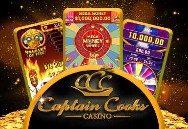 Jeux exclusifs Captain Cooks Casino