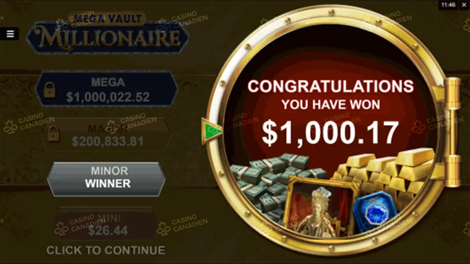 Mega Vault Millionaire