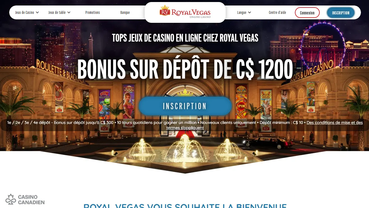 Royal Vegas Bonus 1