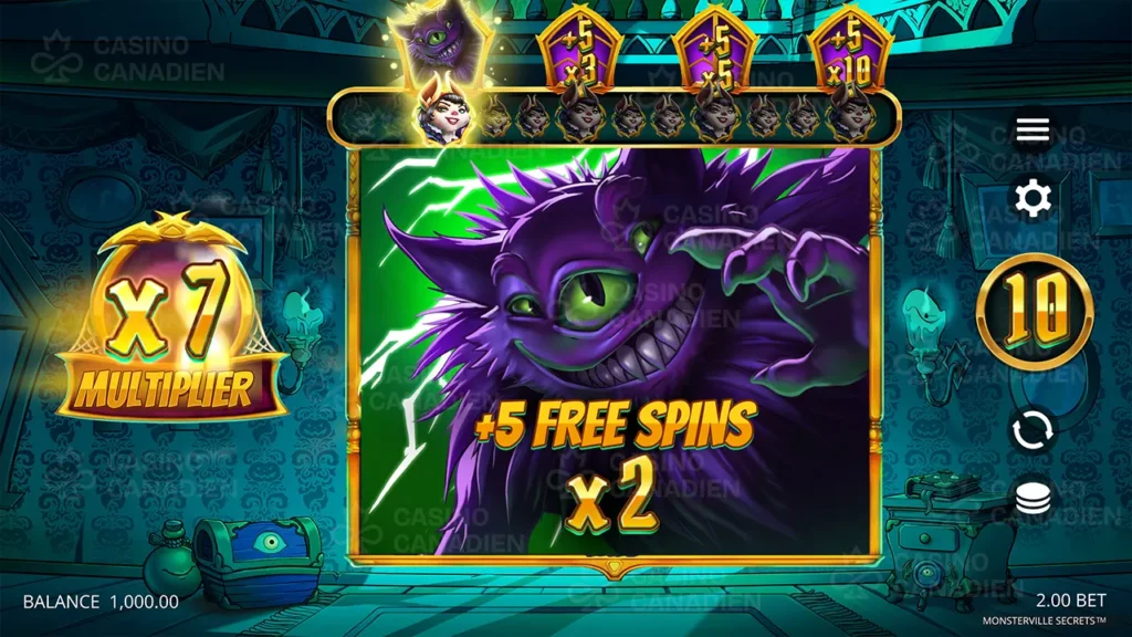 Monsterville Secrets Free Spins