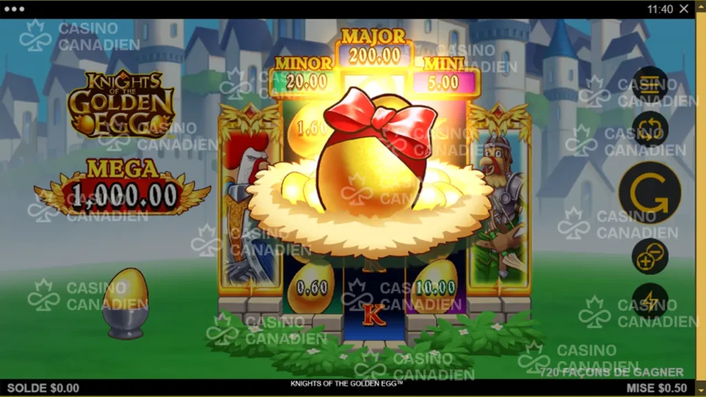 Golden eggs
Knights of the golden egg
