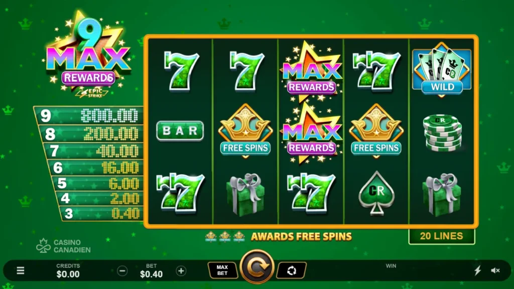 9 Max Rewards Screenshot 1