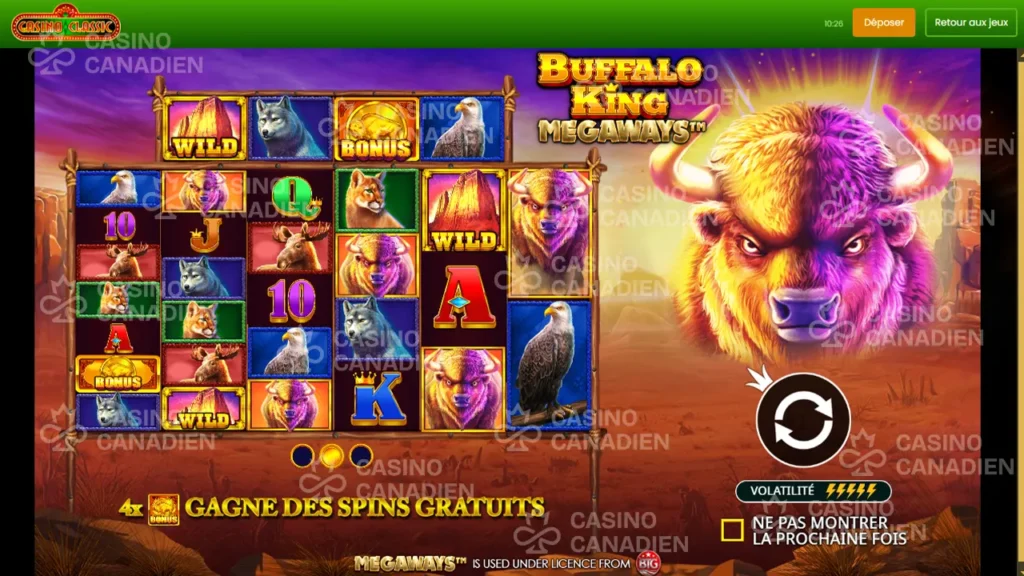 Buffalo King Megaways screenshot01