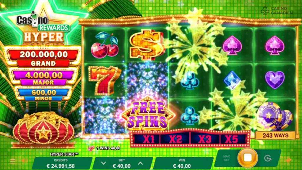 Casino Rewards Hyper Star Screenshot 2